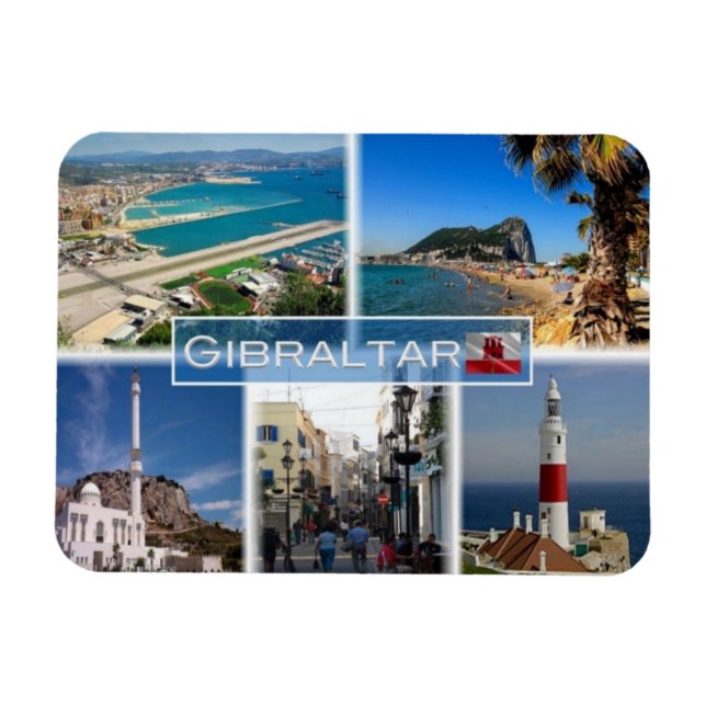 Íman GI - Gibraltar - (Horizontal)