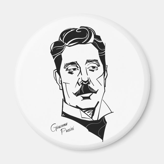 Íman Giacomo Puccini (Frente)