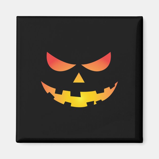 Íman Giant Jack O' Lanterna Face Halloween Pumpkin Dive (Frente)