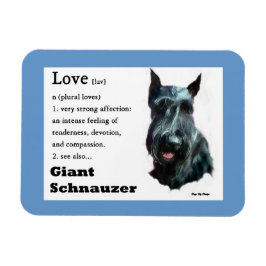 Íman Giant Schnauzer Art