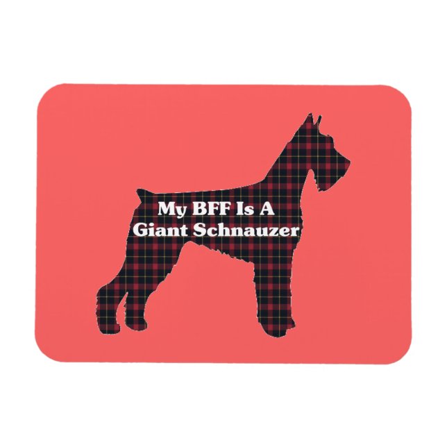 Íman Giant Schnauzer BFF (Horizontal)
