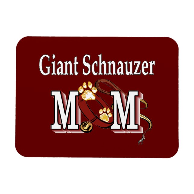 Íman Giant Schnauzer Mãe Gifts (Horizontal)