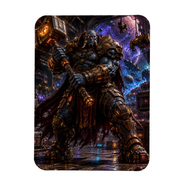 Íman Giant Space Pirate — Hammer Warrior (Vertical)