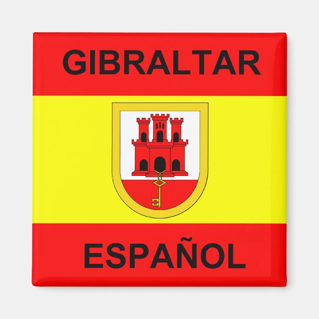 Íman Gibraltar Espanol (Frente)