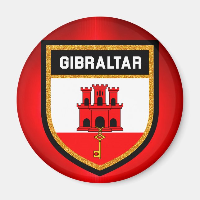 Íman Gibraltar Flag (Frente)