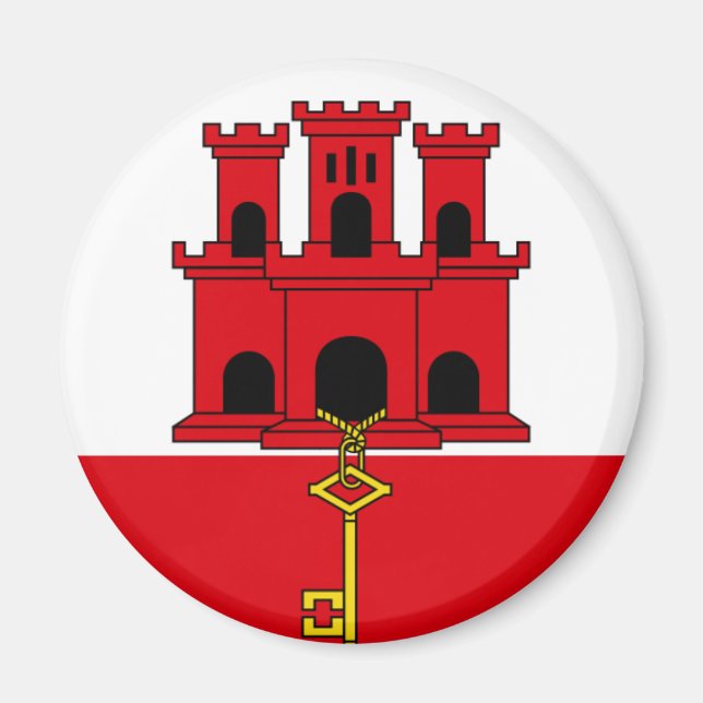 Íman Gibraltar Flag GI (Frente)