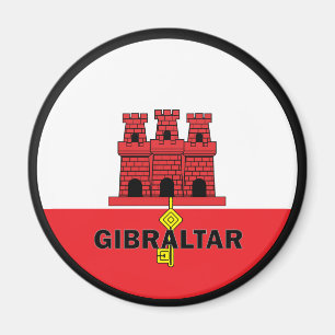 Íman Gibraltar Roundquality Flag