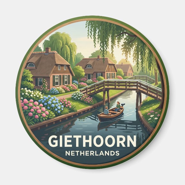 Íman Giethoorn Países Baixos (Frente)