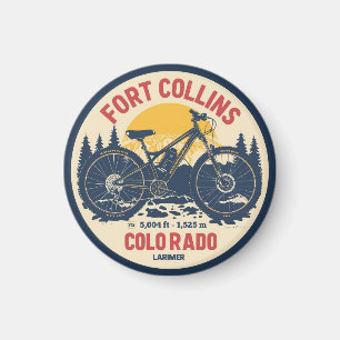 Íman gif de mountain biking vintage fort colllins color