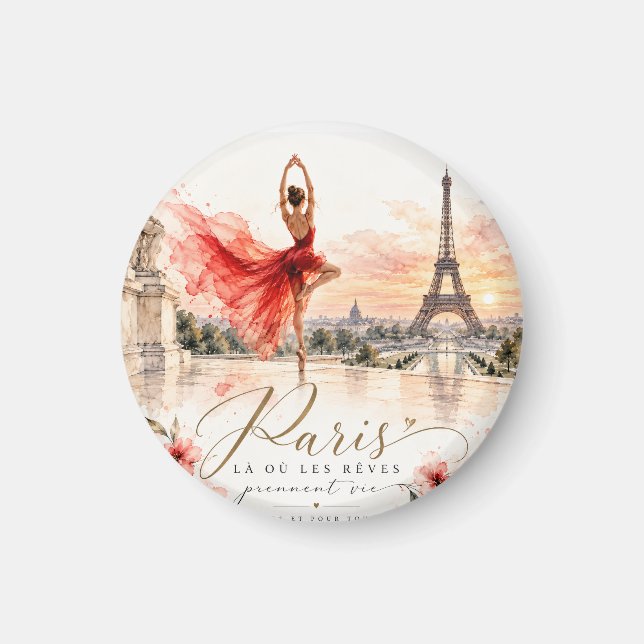 Íman Gift of a trip to Paris for a loved one (Frente)