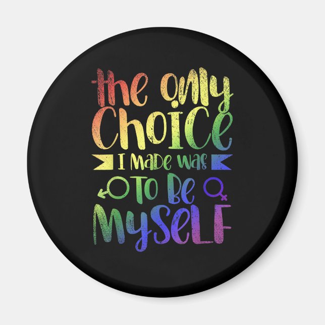 Íman Gift Q Orgulho gay para a Igualdade de Direitos Hu (Frente)