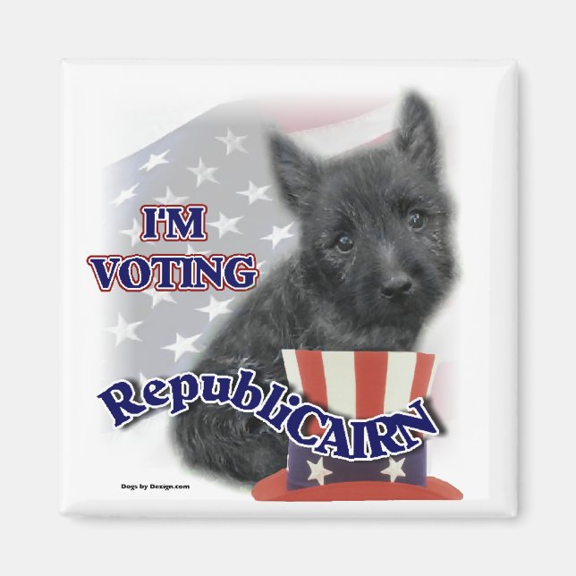 Íman Gifts de Cairn Terrier (Frente)