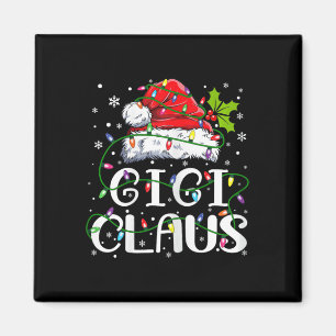 Íman Gigi Claus Natal Santa Hat Combinação Família Xma
