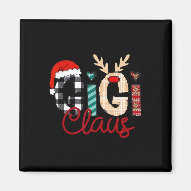 Íman Gigi Claus Reindeer Christmas (Frente)