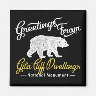 Íman Gila Cliff Dwellings National Monuuument Bear