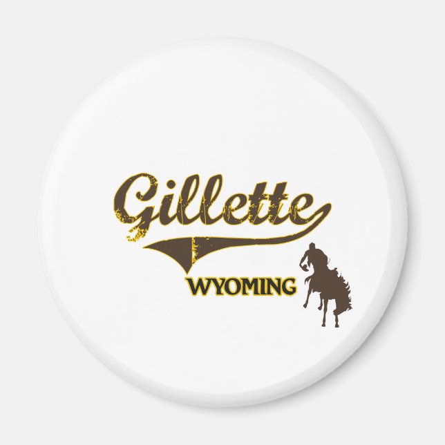 Íman Gillette Wyoming City Classic (Frente)