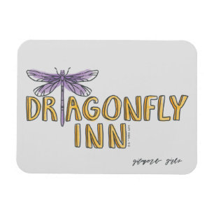 Íman Gilmore Girls   Dragonfly Inn Watercolor Logo