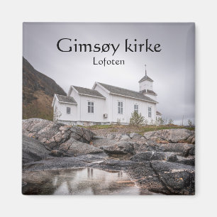 Íman Gimsoy Church Lofoten Noruega