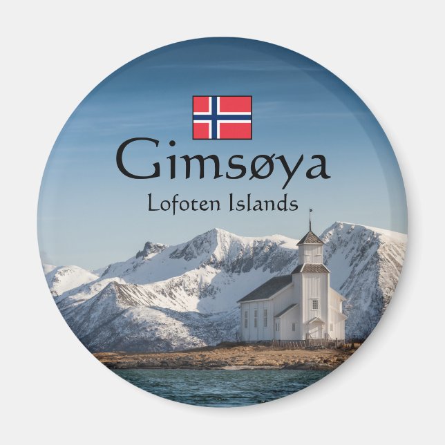 Íman Gimsoya Lofoten Souvenir (Frente)
