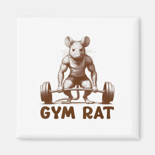 Íman Ginásio Rato Fitness Musculação Exercício Divertid