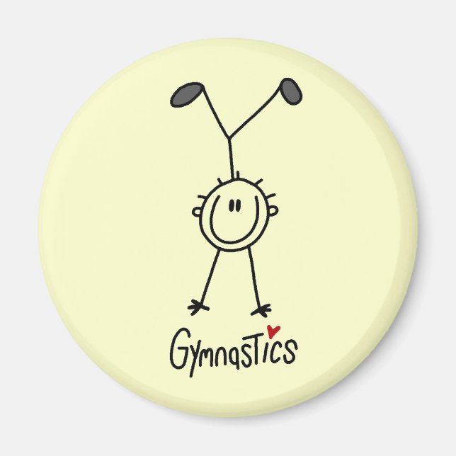 Íman Ginasta Simples em Forma de Palito (Frente)