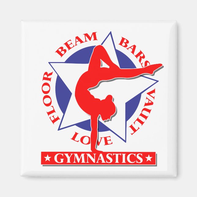 Íman Ginastas, ginástica (Frente)