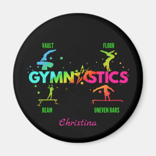 Íman Ginástica Feminina Barras Trave Salto Solo