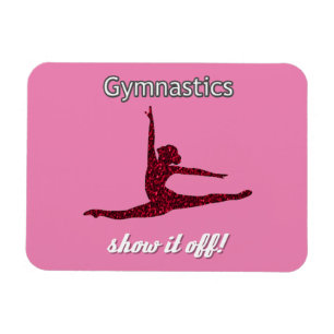 Íman Ginástica Mostra-O Do Quente De Gym