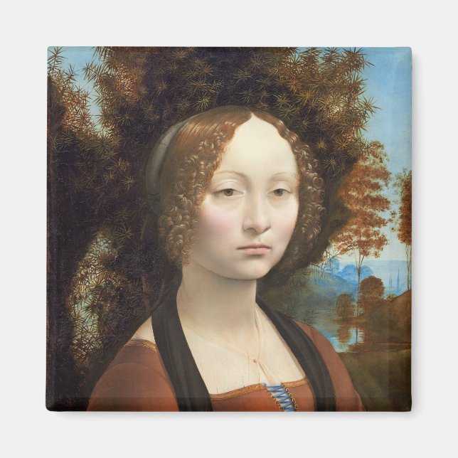 Íman Ginevra de' Benci, c. 1474-78 (Frente)