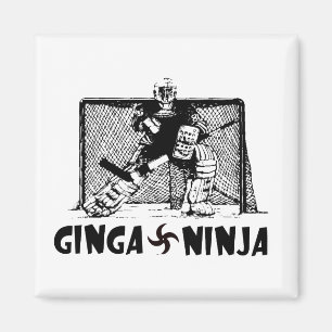 Íman Ginga Ninja - Goalie do hóquei