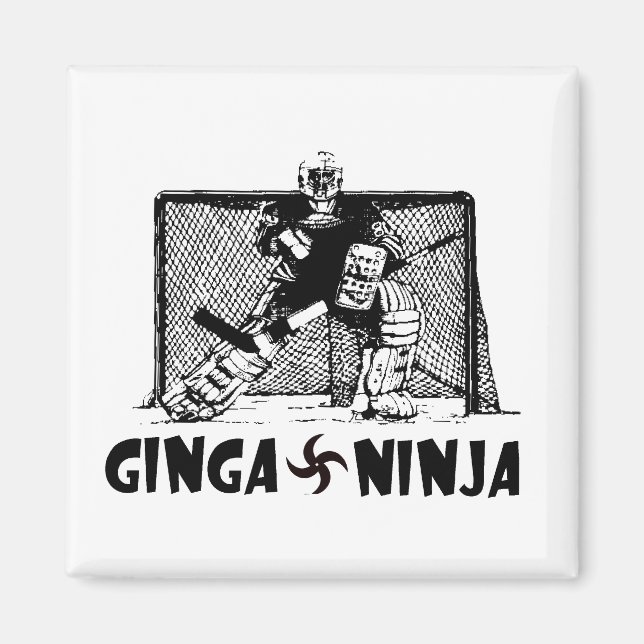 Íman Ginga Ninja - Hockey Goalie (Frente)