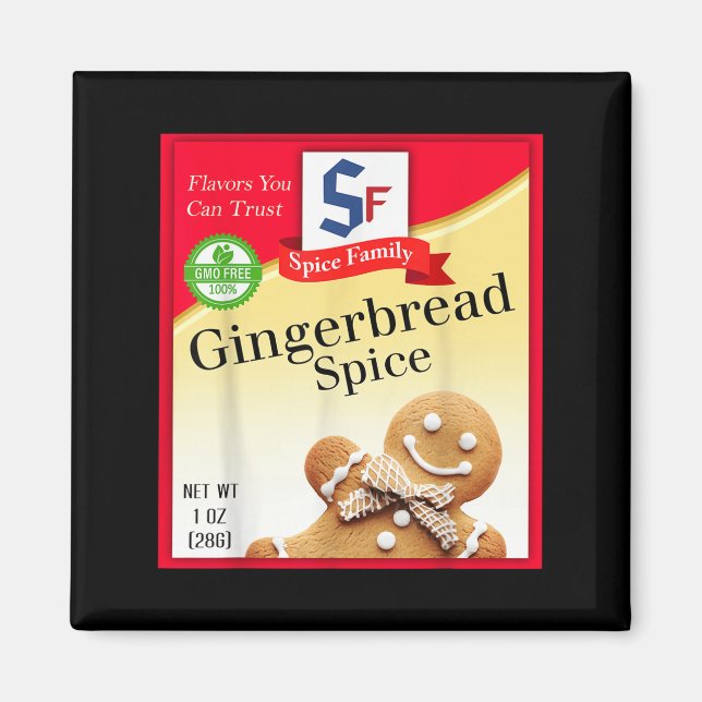 Íman Ginger Bread Spice Group Figurume Family Correspon (Frente)