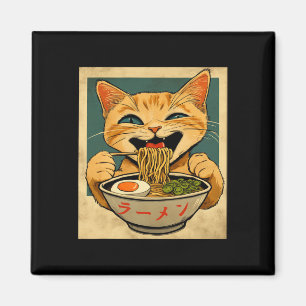 Íman Ginger Ginger Ramen Japonês Anime Kawaii Cat G