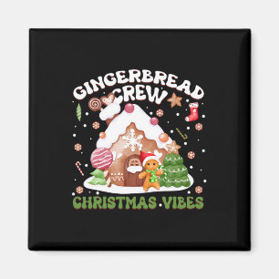 Íman Gingercake Crew Vibes de Natal Gingerbird Famil