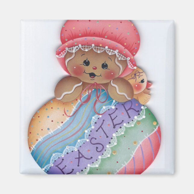 Íman Gingerpão de páscoa e Pintinho (Frente)