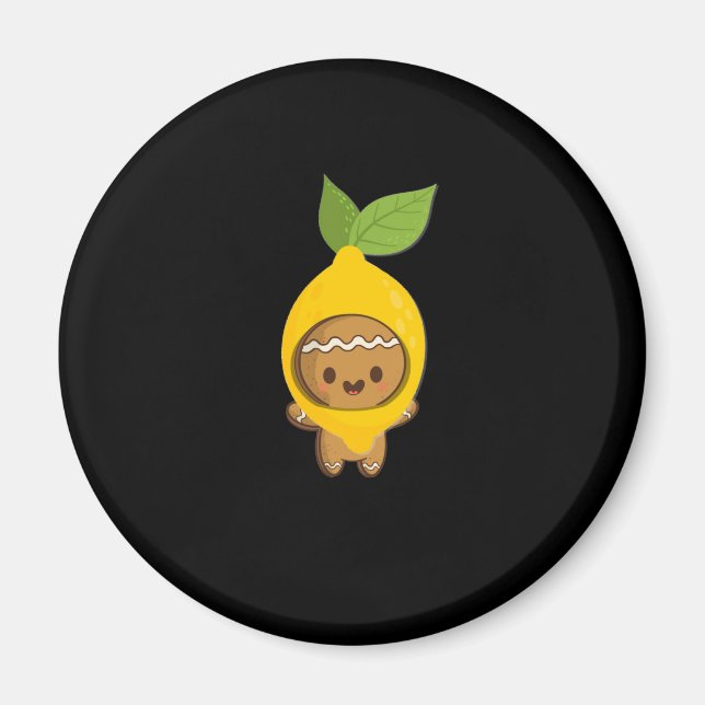 Íman Gingerpão Kawaii (Frente)