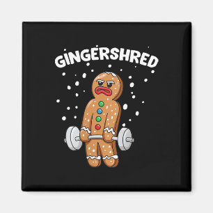 Íman Gingershred Funny Gingerbird Man Gym