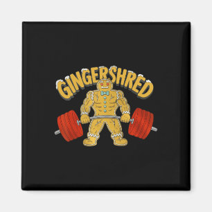 Íman Gingershred Funny Gingerbird Man Gym