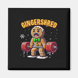 Íman Gingershred Funny Gingerbird Man Gym