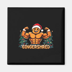 Íman Gingershred Funny Gingerbird Man Gym