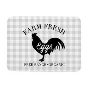 Íman Gingham, País de Frango Fresco fazenda