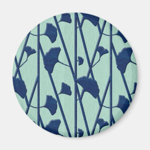 Íman ginkgo azul