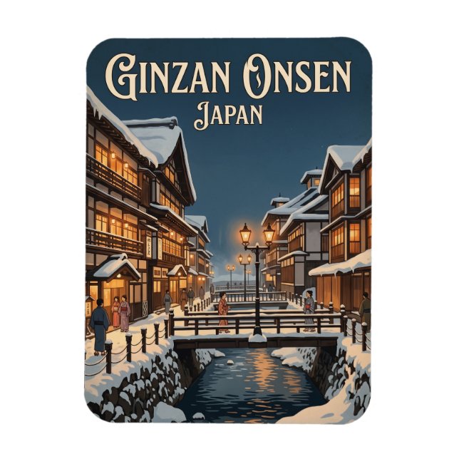 Íman Ginzan Onsen Japão (Vertical)