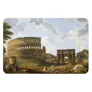 Íman Giovanni Paolo Panini Visão do Colosseum