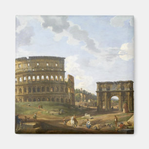 Íman Giovanni Paolo Panini Visão do Colosseum