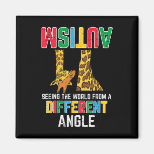 Íman Girafa Autismo Vendo Ângulo Diferente do Mundo