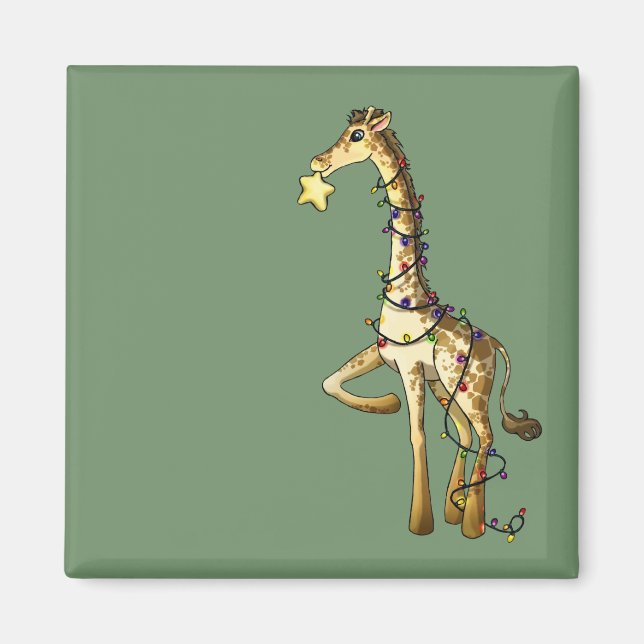 Íman Girafa brilhante (Frente)