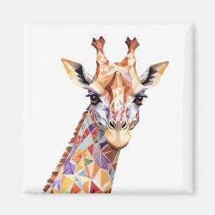 Íman Girafa Brincadeira Adorável Joia Animal Colorida