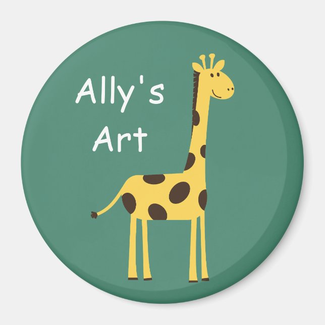 Íman Girafa Custa (Frente)