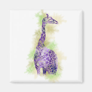 Íman Girafa de Aquarela 1